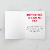 バスケットボールのグリーティングカード カード (内部)