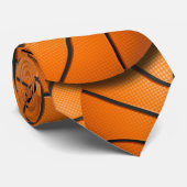 バスケットボールのコラージュ ネクタイ (ロール)