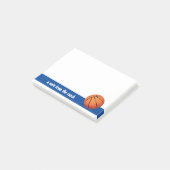 バスケットボールのコーチからのメモ ポストイット (アングル)