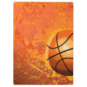 バスケットボールのコーチのためのクールでパーソナライズなギフトのアイディア クリップボード (裏面)