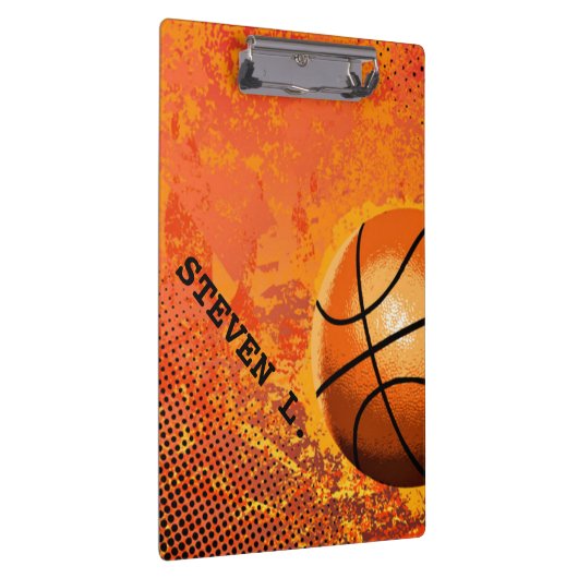 バスケットボールのコーチのためのクールでパーソナライズなギフトのアイディア クリップボード (右)