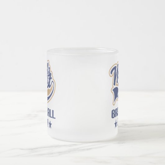 バスケットボールのコーチのギフト(世界のベスト) フロストグラスマグカップ (中央)