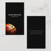 バスケットボールのコーチの名刺 名刺 (正面/裏面)