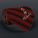 バスケットボールのコーチの署名の名前の赤いストライプの ネクタイ<br><div class="desc">赤くストライプのなタイはスポーツを愛するバスケットボールのコーチに合いました。 それはあなたののためのタイそして点の最下の半分またはそれの下のあなたのギフトの受け手の署名の名前の単語のコーチを特色にします。</div>