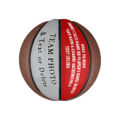 バスケットボールのコーチまたは選手の写真と名前 ミニバスケットボール (縦)