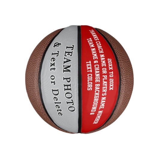 バスケットボールのコーチまたは選手の写真と名前 ミニバスケットボール (縦)