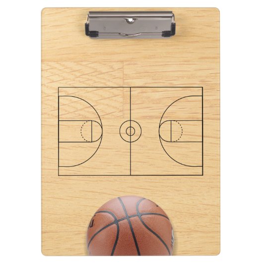 バスケットボールのコーチ クリップボード (正面)