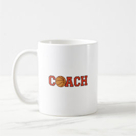 バスケットボールのコーチ コーヒーマグカップ