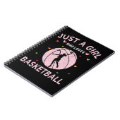 バスケットボールのコーチ，バスクが好きな女の子だけ ノートブック (左側)