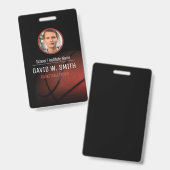 バスケットボールのコーチ バッジ (Front & Back)