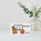 バスケットボールのコーチ/プレーヤー/審判員の名刺 名刺 (スタンド正面)