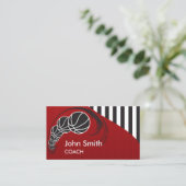 バスケットボールのコーチ 名刺 (スタンド正面)