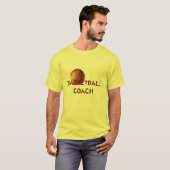 バスケットボールのコーチ Tシャツ (正面フル)