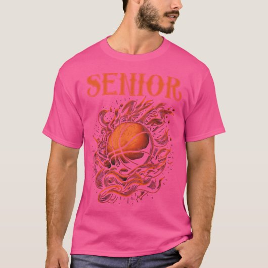 バスケットボールのシニア夜の叔母。 Tシャツ (正面)