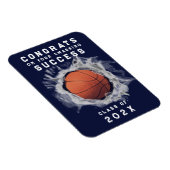 バスケットボールのシニア・ナイト マグネット (右側)