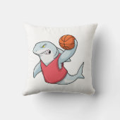 バスケットボールのシャーク クッション (裏面)