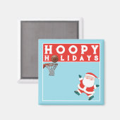 バスケットボールのストッキングのスタッファー マグネット (正面/裏面)