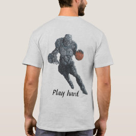 バスケットボールのスポーツのファンタジーの芸術のTシャツを遊ぶゴーレム Tシャツ