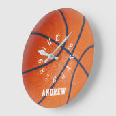 バスケットボールのスポーツ・ファン及びチーム・メンバーの大きい時計 ラージ壁時計 (傾斜)