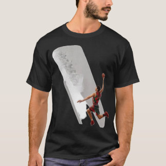 バスケットボールのダンクグラフィックTシャツ Tシャツ