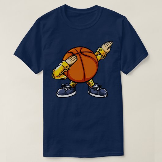 バスケットボールのダービング Tシャツ (デザイン正面)