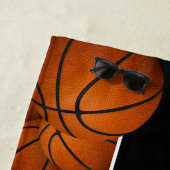 バスケットボールのチームの選手の名前の多く ビーチタオル (インサイチュ)