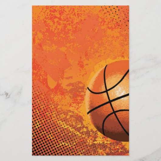 バスケットボールのチームプレーヤートーナメントコートスポーツ チラシ (正面)