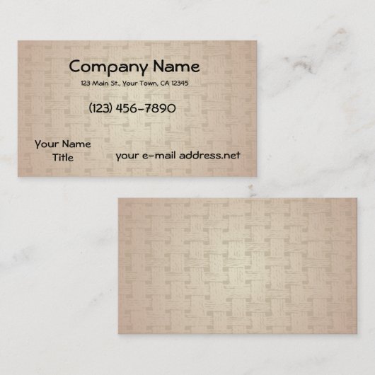 バスケットボールのテクスチャ 名刺 (正面/裏面)