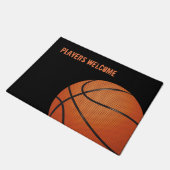 バスケットボールのテーマのドアマット ドアマット (アングル)