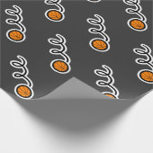 バスケットボールのテーマの包装紙 ラッピングペーパー (角)