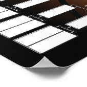 バスケットボールのトーナメントブラケット ポスター (角)