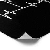 バスケットボールのハートビート1 ポスター (角)