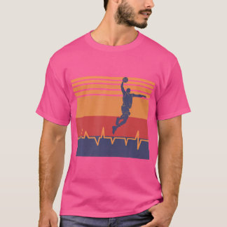 バスケットボールのハートビート Tシャツ