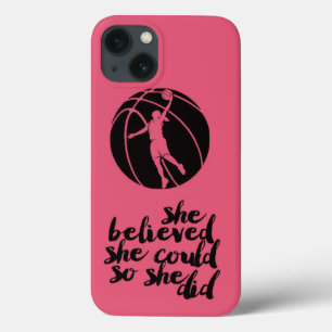 バスケットボールのバスケットの球のガーリーで10代のな女の子のコーチ iPhone 13ケース