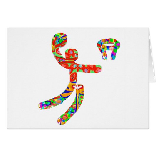 バスケットボールのバスケットの球のファン (正面横)