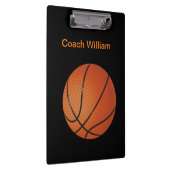 バスケットボールのバックボード，チームスポーツモノグラム クリップボード (右)