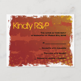 バスケットボールのバーの（ユダヤ教の）バル・ミツバーの応答カード 出欠カード