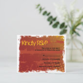 バスケットボールのバーの(ユダヤ教の)バル・ミツバーの応答カード 出欠カード (スタンド正面)