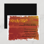 バスケットボールのバーの(ユダヤ教の)バル・ミツバーの応答カード 出欠カード (正面/裏面)