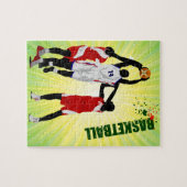 バスケットボールのパズル ジグソーパズル (横)