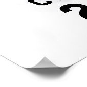 バスケットボールのパーソナライズされた卒業 ポスター (角)