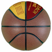 バスケットボールのパーソナライズされた金ゴールドコーチの贈り物 バスケットボール (右)