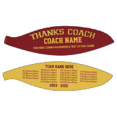 バスケットボールのパーソナライズされた金ゴールドコーチの贈り物 バスケットボール (パネル)