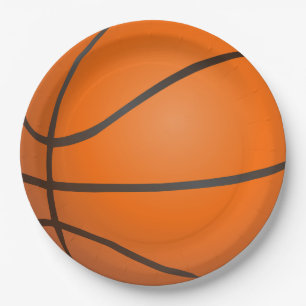 バスケットボールのパーティーの紙皿 ペーパープレート