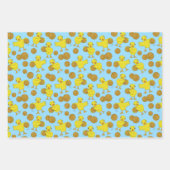 バスケットボールのヒックパターンラッピング紙She ラッピングペーパーシート (正面3)