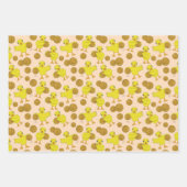 バスケットボールのヒックパターンラッピング紙She ラッピングペーパーシート (正面2)