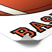 バスケットボールのファンおもしろいのポスター記号 ポスター (角)