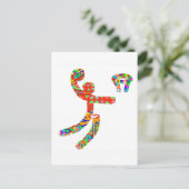 バスケットボールのファン ポストカード (スタンド正面)