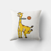バスケットボールのフープでキリン クッション (裏面)