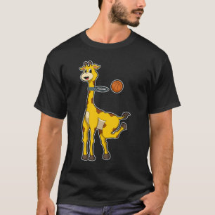 バスケットボールのフープでキリン Tシャツ